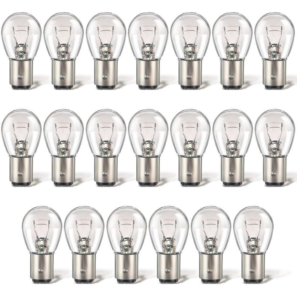 Meonum 20-pack 1157 bulbs displayed for easy replacement planning