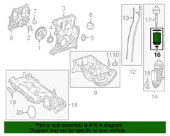 Mercedes-Benz engine oil filter media cross-section reveals layers.