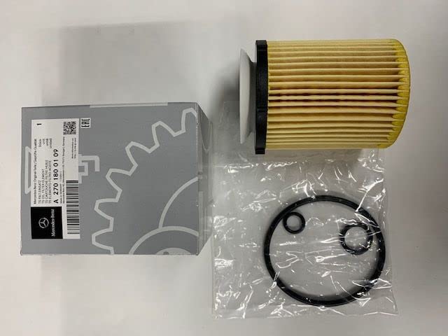 Mercedes-Benz OEM packaging for the engine oil filter authentic.