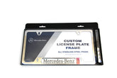 Mercedes-Benz Q6880086 license plate frame with MB logo for a polished dealership-level look