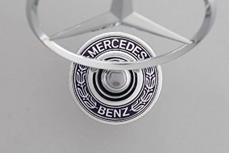 Mercedes-Benz mounting system with blue trim ensures secure installation.