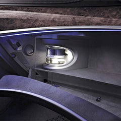 Genuine Mercedes-Benz Nightlife Mood label on fragrance product