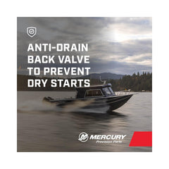Mercury 883702K M-Pleated filter media traps contaminants in MerCruiser oil.