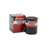 Mercury 8M0162829 oil filter front view shows clean oil flow.