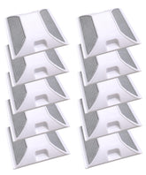 Merhoff Larkin road reflectors pack 10 white 4x4 for nighttime visibility