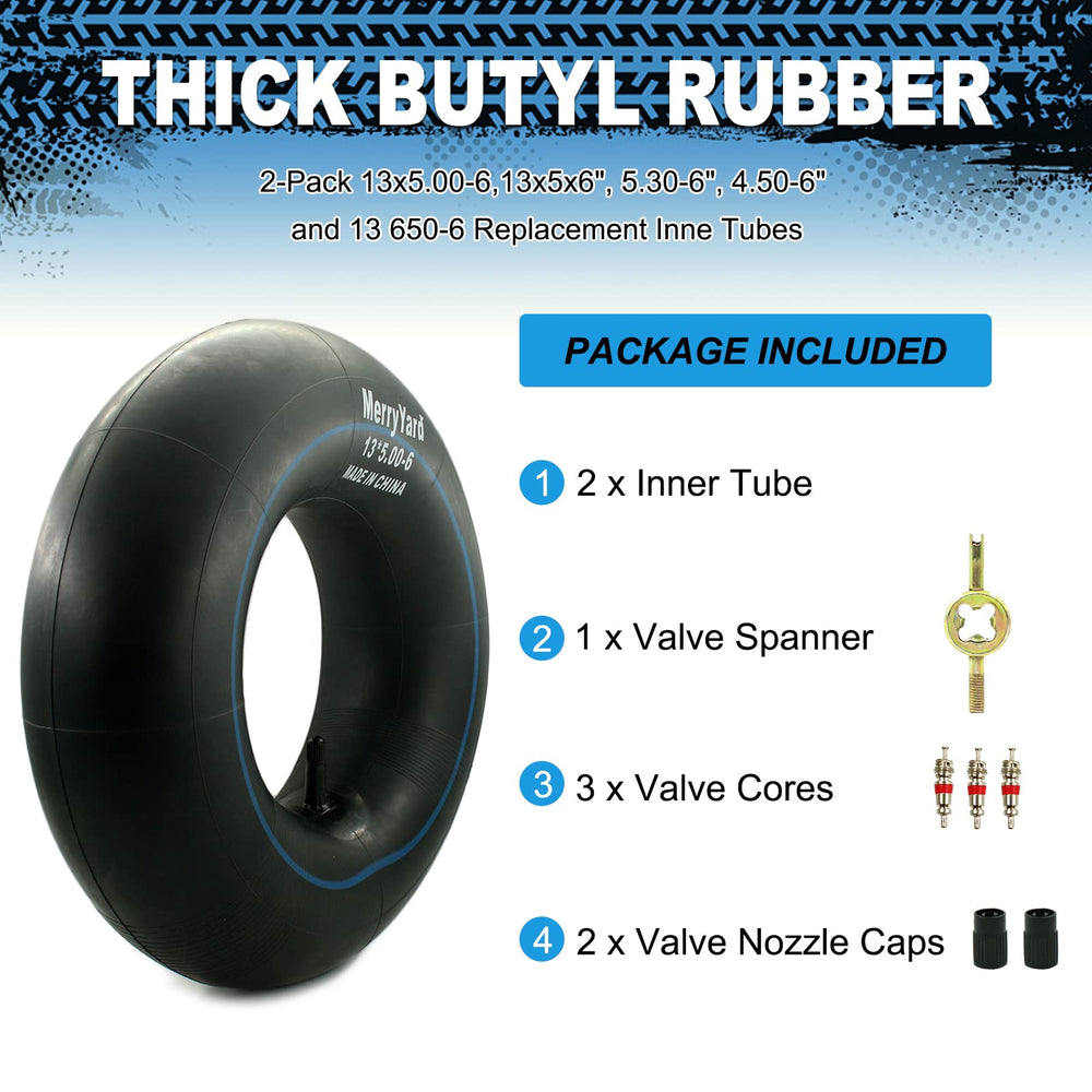 MerryYard thick butyl rubber tube built for durability and heat resistance.