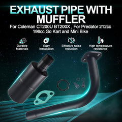 MERZHCHARE sealing gasket for secure, leak-free exhaust connections