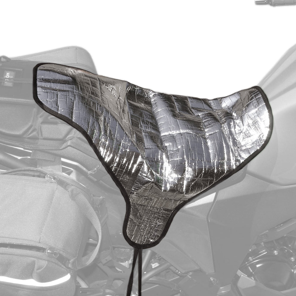 Metier Life seat cover sun-reflective shields a cooler ride with sun protection.