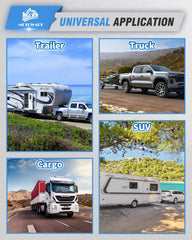 METOWARE 2in A-Frame Coupler handles up to 7000 lbs for heavy-duty towing