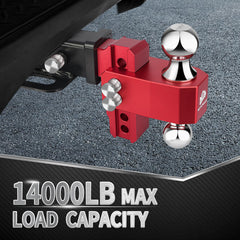 METOWARE four-inch drop-rise hitch delivers height versatility for different trailers