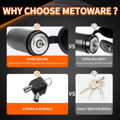METOWARE heavy duty steel body for strong trailer security