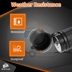 METOWARE black finish adds rugged style and weather resistance