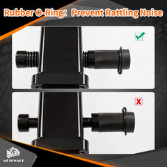 METOWARE tubular keys included for quick attachment and removal