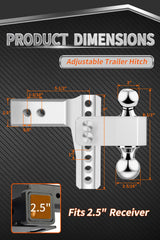 METOWARE hitch features double stainless steel locks to enhance security when leaving the trailer.