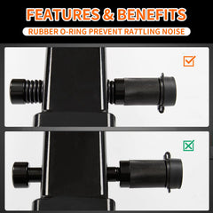 METOWARE coupler lock closeup highlighting 1/4 inch pin security