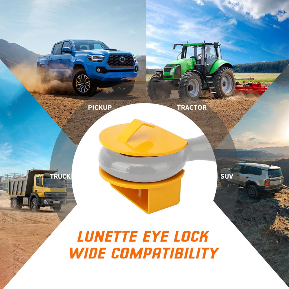 Versatile mounting for trailers, boats, and RVs using METOWARE lock