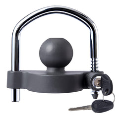 METOWARE universal trailer coupler lock body protects hitch from tampering and weather.