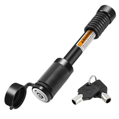 METOWARE trailer hitch lock in action securing a 2-inch receiver against theft