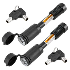 METOWARE two-inch receiver hitch lock securing a trailer during daily use
