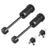 METOWARE trailer tongue lock showing 1/4 diameter and 3-1/2 span for secure towing