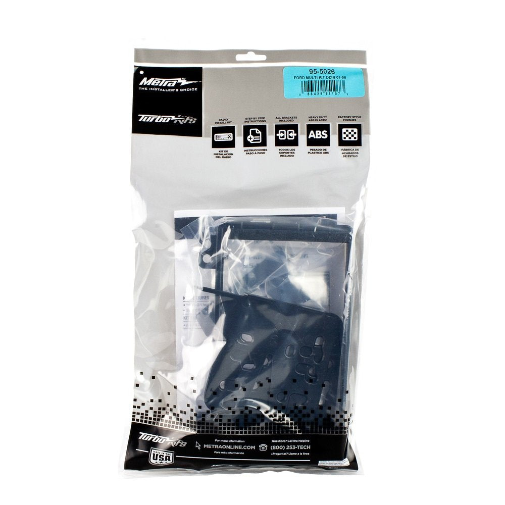 Brackets and hardware included for secure, precise installation.