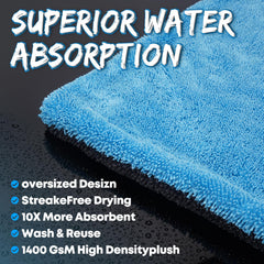 Metyond durable towel for long-term use in detailing sessions.
