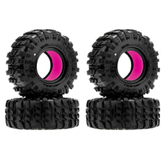 Meus Racing MS6 tires close-up showing strong grip on mud and rocks