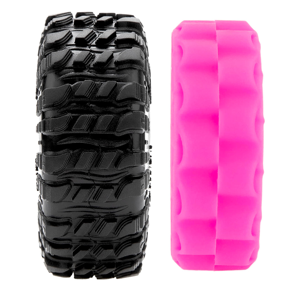 MEUS Racing wave-pattern tire surface promoting controlled deformation and grip