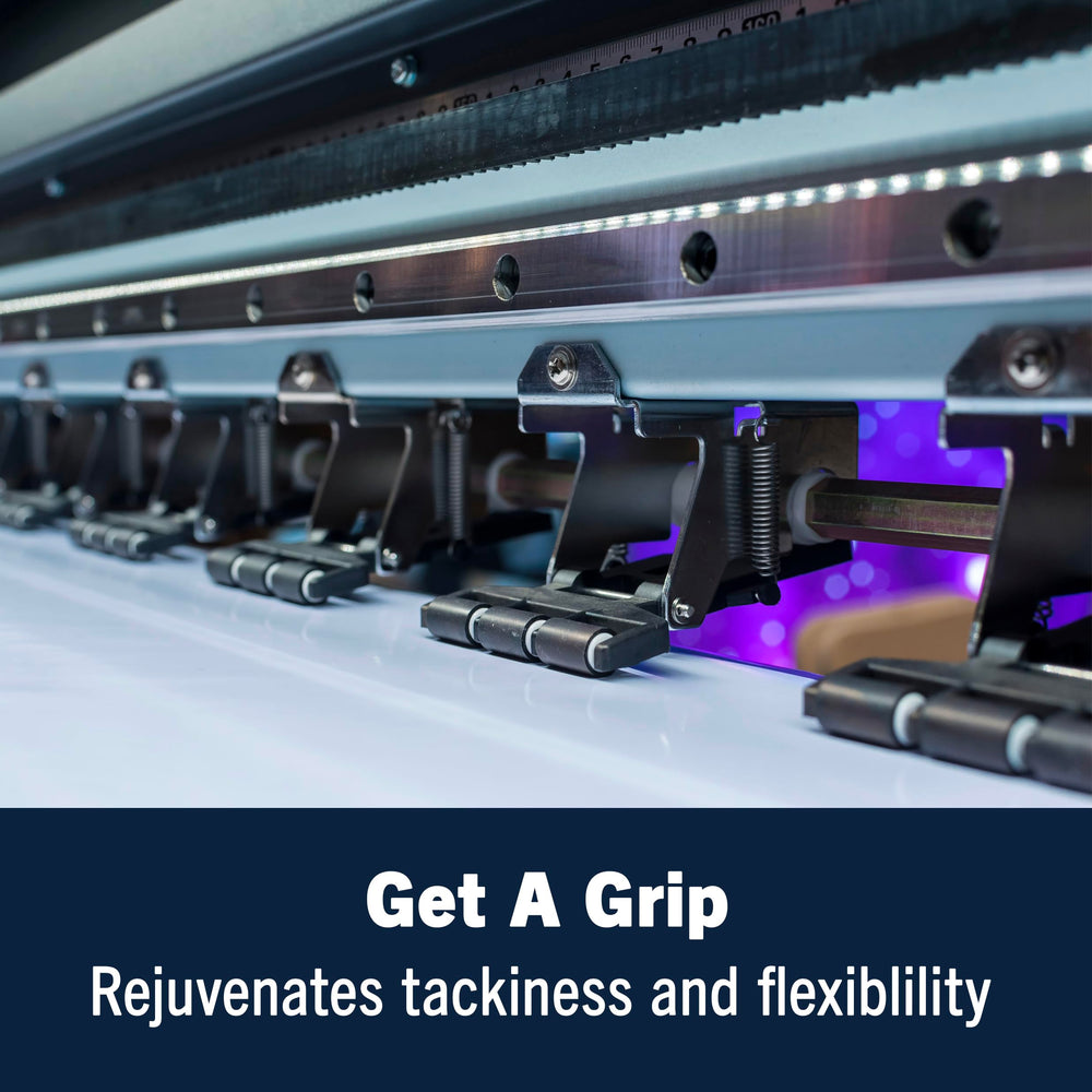 MG Chemicals 408C Rubber Renue on rollers and platens improves grip