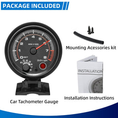 MH tachometer installation instructions included for straightforward setup