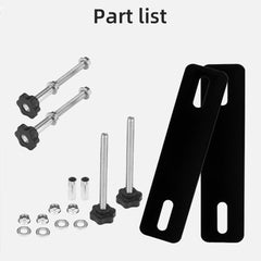 Mi hogar traction board mount tightening knobs enabling secure, tool-free tightening