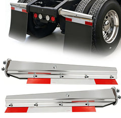 MIAOKUI bolt tapered mud flap hanger ready for 30-inch installation, built for rugged highway use.