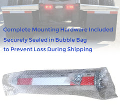 MIAOKUI reflective strip sticker enhances visibility on the mud flap hanger.