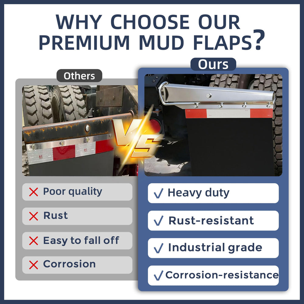 MIAOKUI universal fit mud flap bracket for many semi trucks