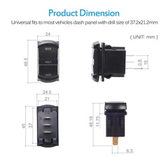 Dual battery monitor use case for RVs, trucks, and boats