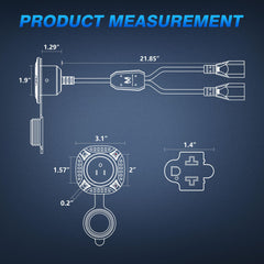 MICTUNING versatile compatibility for RVs, boats, and trailers in one inlet