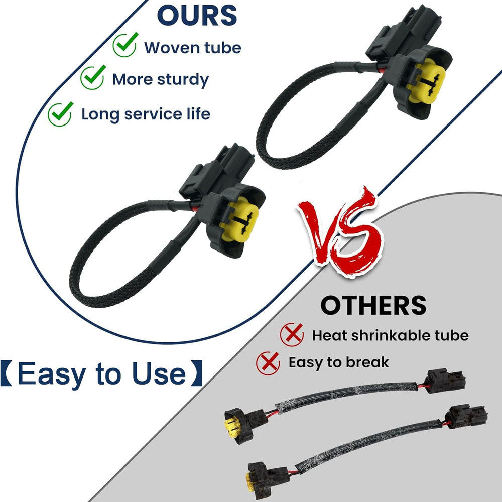 Micarun 12-month warranty on HID-to-halogen adapters for Nissan vehicles.