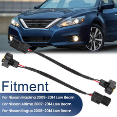 Micarun HID-to-halogen adapter harness for Nissan Altima low beam.
