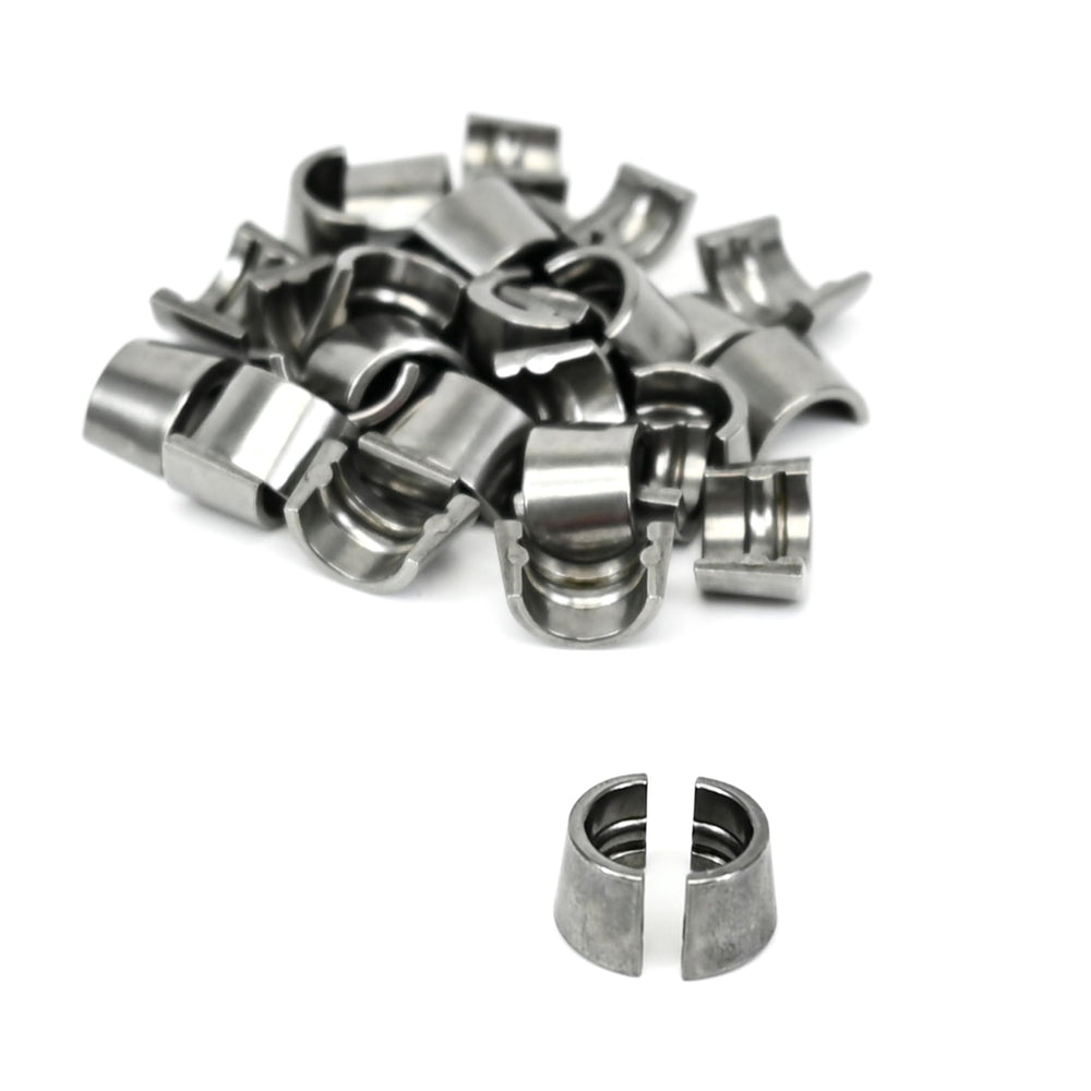 Michigan Motorsports 7-degree valve locks secure LS/LT valvetrain.