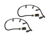 Michigan Motorsports glow plug harness closeup showing sturdy Ford 6.0L connectors