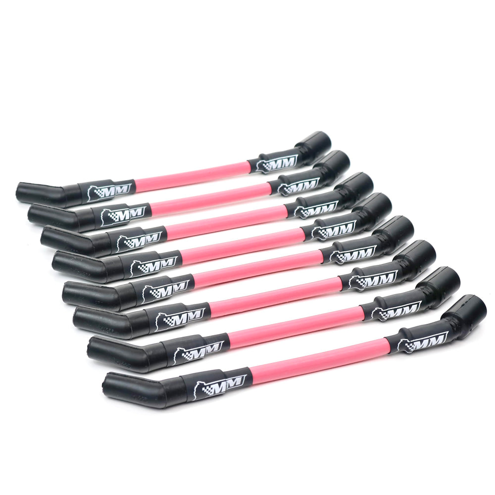 Michigan Motorsports 10mm wires designed for clean coil-to-boot fit