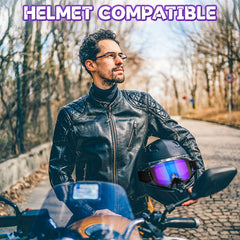 Micnaron Dirt Bike Goggles drop-resistant lens for rugged conditions.
