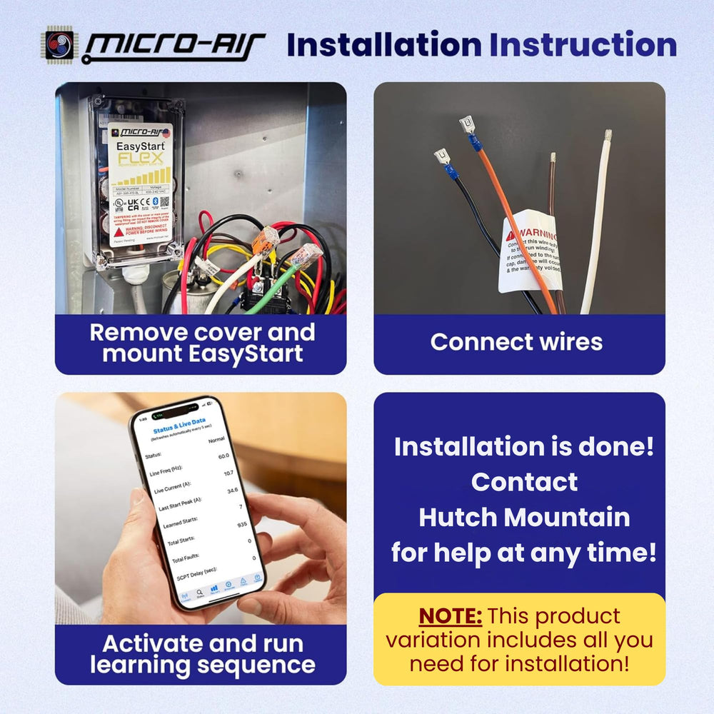 Micro Air EasyStart 399 compatible with inverter generators for flexible power options.