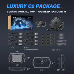 MICTUNING C2 underglow kit accessories for installation