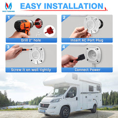 MICTUNING flush-mount installation showing OEM-style fit