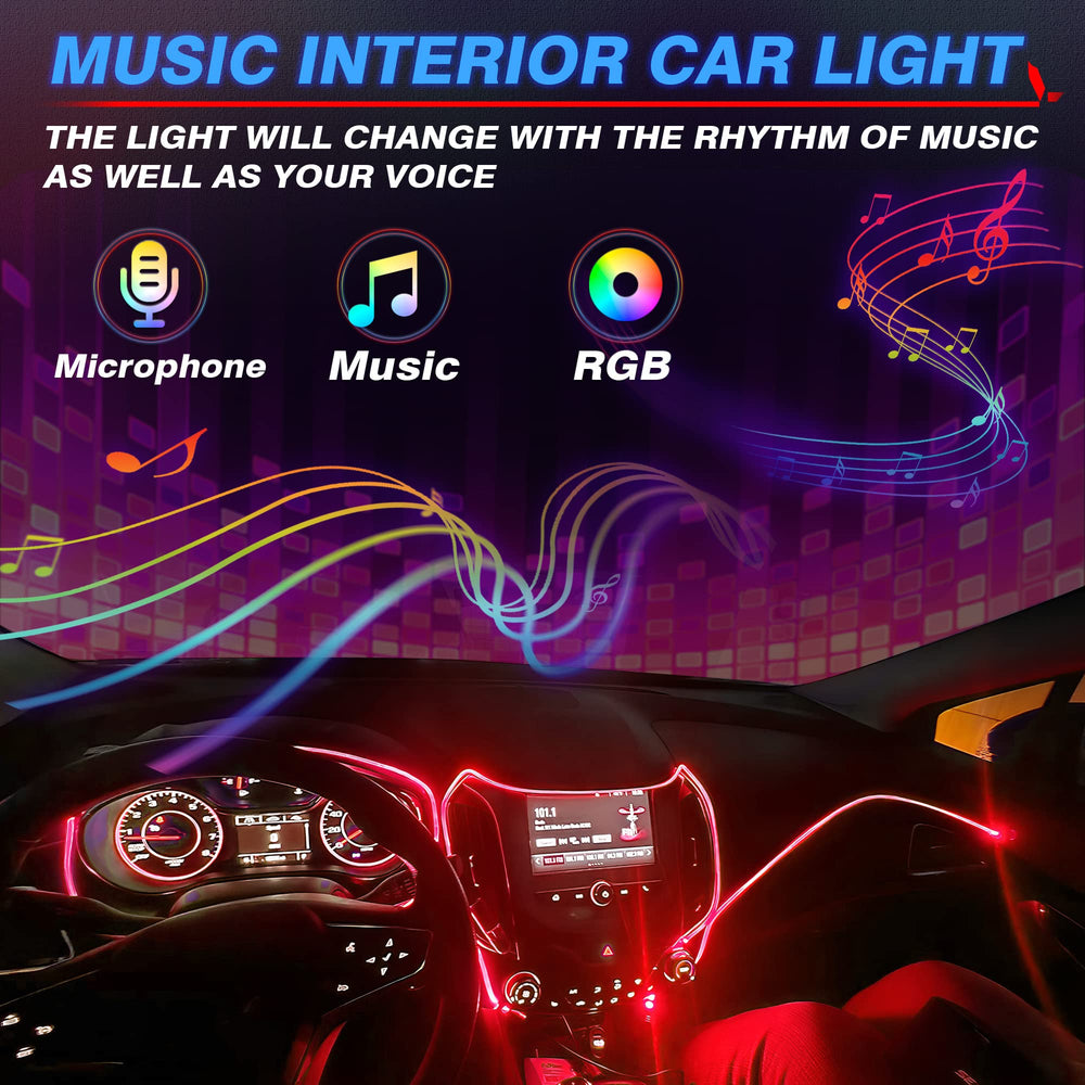 MICTUNING app control interface enabling easy color and mode customization