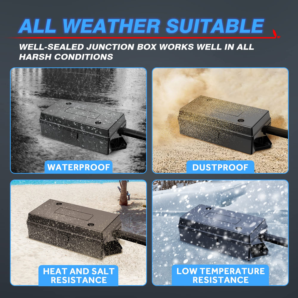 MICTUNING rubber grommets create waterproof, dustproof openings