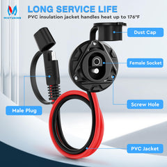 MICTUNING universal SAE connector for fast device linking