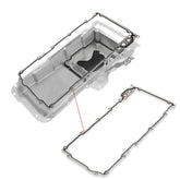 Middrivr oil pan gasket set closeup, OEM-grade seal for reliable oil containment.