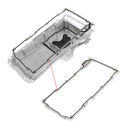 Middrivr oil pan gasket set closeup, OEM-grade seal for reliable oil containment.